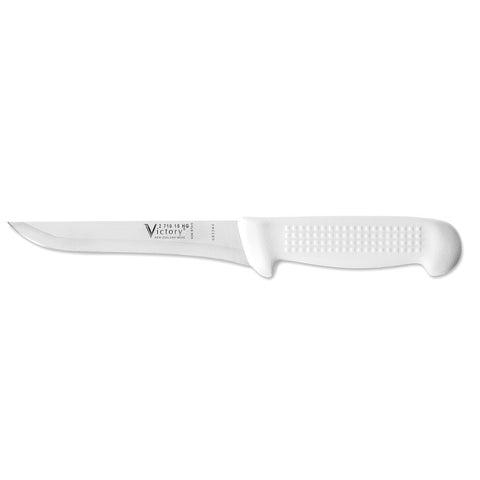 Victory Knives 6" Straight Boning Knife Hollow Ground 15cm Boner Knife - White