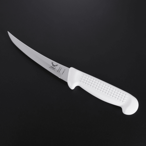 Vorn Antlorex 4PCS Butcher Knife Set – 5" & 6" Curved Hollow Ground Boning, 6" Straight Filleting & 6" Skinning Knives