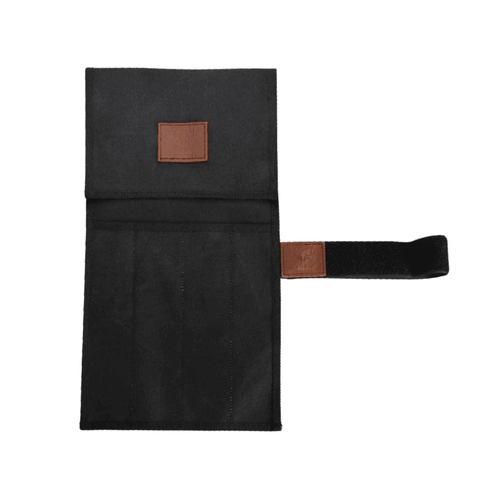 Vorn Antlorex 4PCS Farm German Steel Butcher Knife Set with 12" Sharpening Steel & Canvas Wrap
