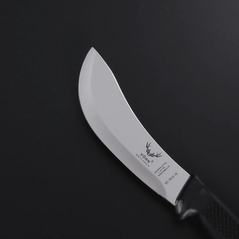 Vorn Antlorex 6-Pack 6" Curved Skinning Knife Set – German Stainless Steel Hollow Ground Butcher & Hunting Knives | Black, White, Blue or Pink