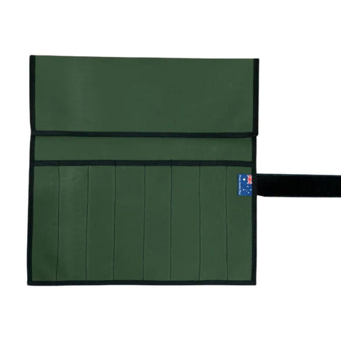 Vorn Antlorex 8PCS Ultimate Sportsman's German Steel Knife Package Set with 12" Sharpening Steel & Canvas Wrap