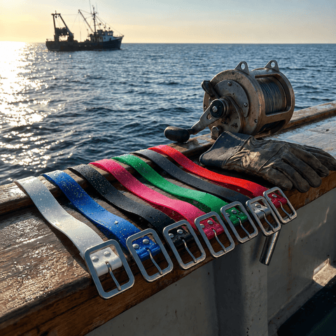 VORN ANTLOREX Food-Grade TPU Work Belt – 316 Marine Grade Stainless Steel | Butcher, Fishing & Marine