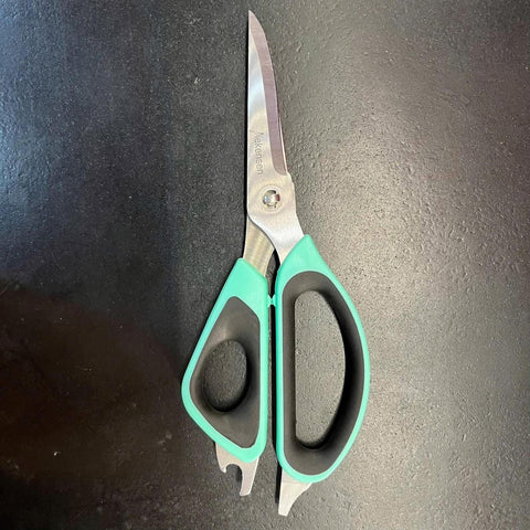 Professional Butcher Poultry Shears Stainless Steel Kitchen Poultry Scissors Green