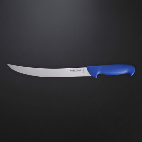 Zoro Forgas 4PCS Farm Butcher Knife Set with 12" Sharpening Steel & Canvas Wrap